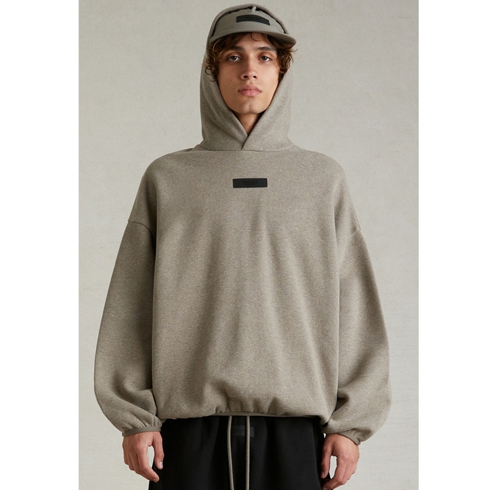 Fear of God Essentials Heather Grey Hoodie NWOT